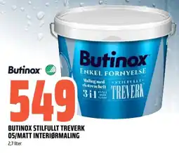 Coop Obs Butinox Stilfullt treverk 05/matt interiørmaling tilbud