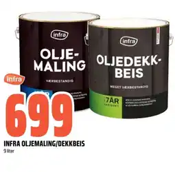 Coop Obs Infra Oljemaling/dekkbeis tilbud