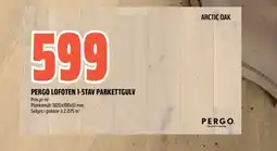 Coop Obs Pergo Lofoten 1-stav parkettgulv tilbud