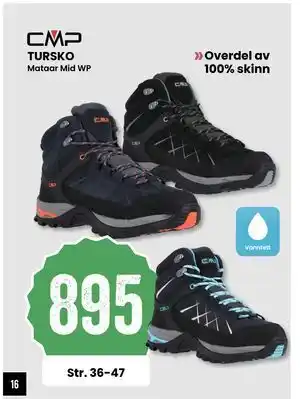 Sport Outlet Mataar Mid WP, NOK 895 tilbud