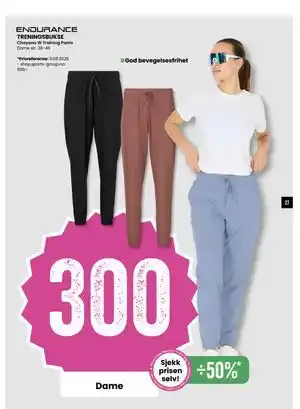 Sport Outlet TRENINGSBUKSE, NOK 300 tilbud