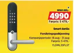POWER Smart dørlås, NOK 4990 tilbud