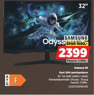 POWER Odyssey G5, NOK 2399 tilbud