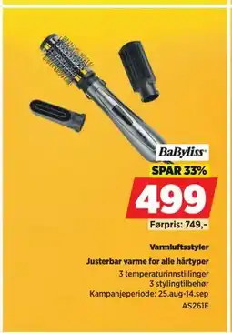 POWER Varmluftsstyler, NOK 499 tilbud