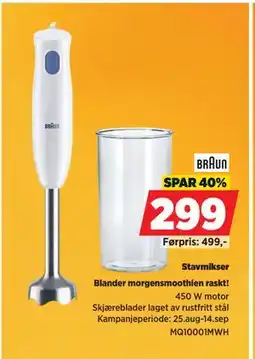 POWER Stavmikser, NOK 299 tilbud
