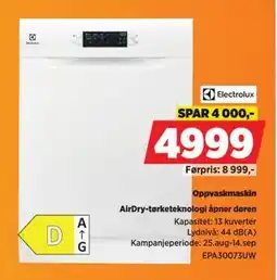 POWER Oppvaskmaskin, NOK 4999 tilbud