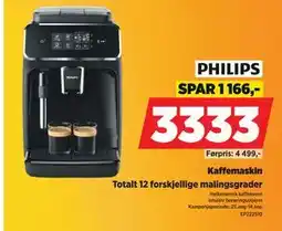 POWER Kaffemaskin, NOK 3333 tilbud