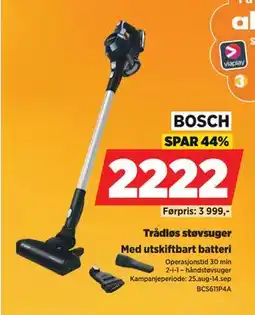 POWER Trådløs støvsuger, NOK 2222 tilbud