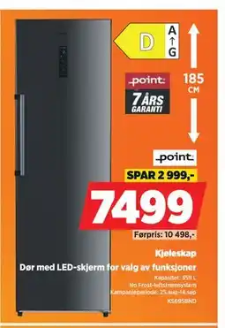 POWER Kjøleskap, NOK 7499 tilbud