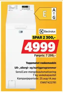 POWER Toppmatet vaskemaskin, NOK 4999 tilbud