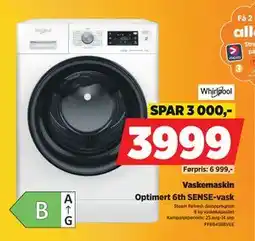 POWER Vaskemaskin, NOK 3999 tilbud