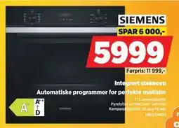 POWER Integrert stekeovn, NOK 5999 tilbud