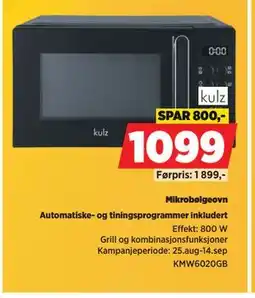 POWER Mikrobølgeovn, NOK 1099 tilbud