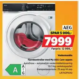 POWER Vaskemaskin, NOK 7999 tilbud