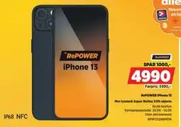 POWER RePOWER iPhone 13, NOK 4990 tilbud