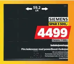 POWER Induksjonstopp, NOK 4499 tilbud