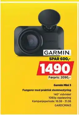 POWER Garmin Mini 3, NOK 1490 tilbud
