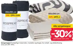 Rusta Sengeteppe tilbud
