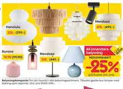 Rusta Belysningskampanje tilbud