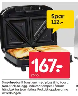 Rusta Smørbrødgrill tilbud