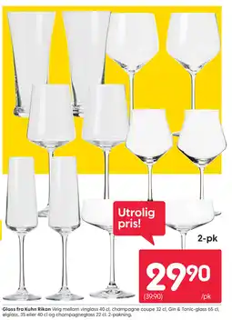 Rusta Glass fra Kuhn Rikon Velg mell tilbud