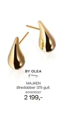 Bjørklund BY OLEA MAJKEN Øredobber 375 gull. tilbud