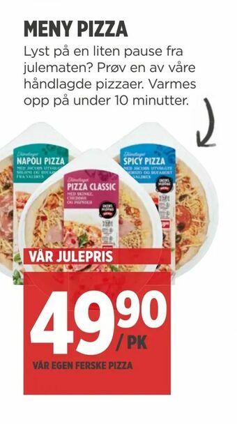 Meny Meny pizza tilbud