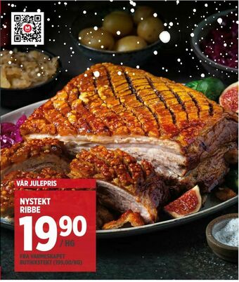 Meny Nystekt ribbe tilbud