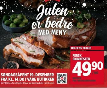 Meny Fersk skinkestek tilbud