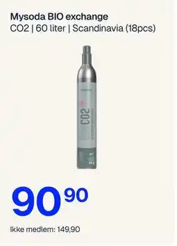 Jernia Mysoda BIO exchange, NOK 149.9, Medlemspris tilbud