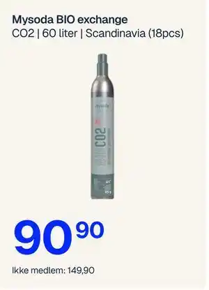 Jernia Mysoda BIO exchange, NOK 149.9, Medlemspris tilbud