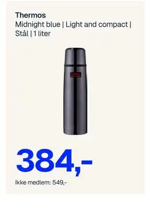 Jernia Thermos, NOK 549, Medlemspris tilbud