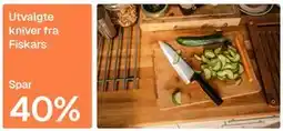Jernia Utvalgte kniver fra Fiskars tilbud