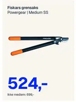 Jernia Fiskars grensakb, NOK 699, Medlemspris tilbud