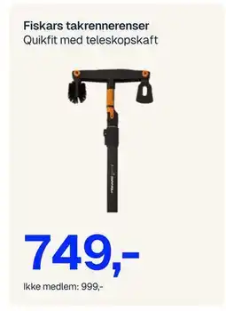 Jernia Fiskars takrennerenser, NOK 999, Medlemspris tilbud