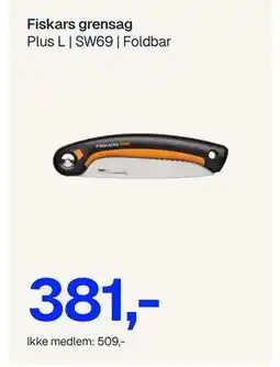 Jernia Fiskars grensa, NOK 509, Medlemspris tilbud