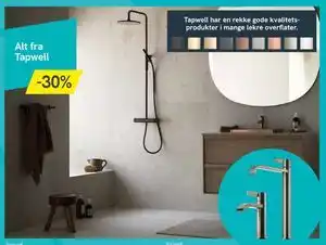 Bademiljø Alt fra Tapwell tilbud