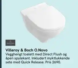 Bademiljø Villeroy & Boch O.Novo, NOK 2690 tilbud