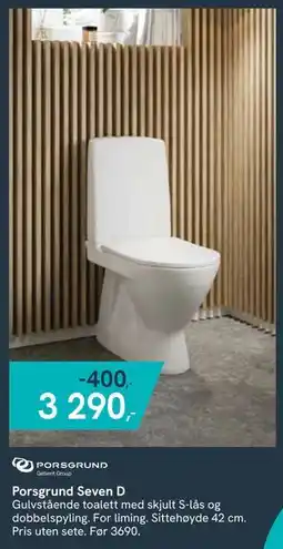 Bademiljø Porsgrund Seven D, NOK 3290 tilbud