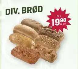 Holdbart DIV. BRØD tilbud