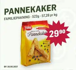 Holdbart PANNEKAKER, NOK 29.9 tilbud
