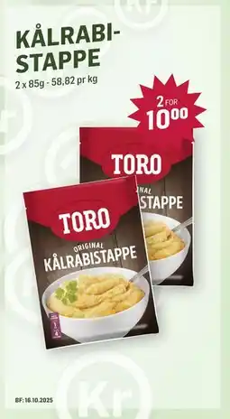Holdbart KÅLRABISTAPPE, NOK 10 tilbud