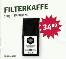 Holdbart FILTERKAFFE, NOK 34.9 tilbud