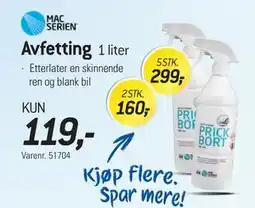 Thansen Avfetting, NOK 119 tilbud