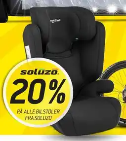 Thansen 20% PÅ ALLE BILSTOLER FRA SOLUZO tilbud