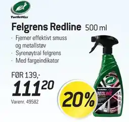 Thansen Felgrens Redline, NOK 111.2 tilbud