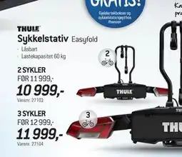 Thansen Sykkelstativ, NOK 10999 tilbud