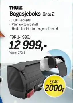 Thansen Bagasjeboks, NOK 12999 tilbud