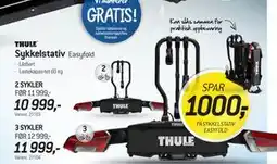 Thansen Sykkelstativ, NOK 11999 tilbud