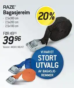 Thansen Bagasjereim, NOK 39.96 tilbud